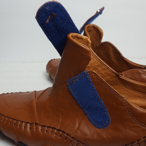 Coffee Leather Shoes Cowhide Chic Casual - Picture 5 of 8